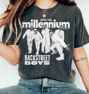 Millennium Comfort Colors Backstreet Boys Tour Music Vintage T-Shirt, Backstreet Boys Millennium Tour Music Shirt