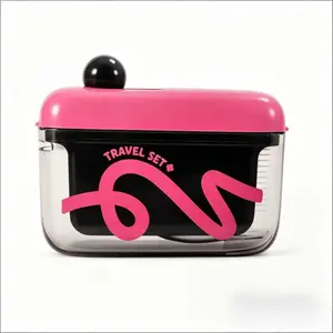 Travel Floss Picks Case | Pop-Up Dispenser Dental Flosser Holder, Refillable Portable Floss Pick Storage Box for On-The-Go Daily Oral Care