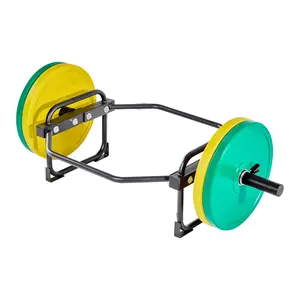 [Fahuac] Trap Bar Hex Bar 500LB Capacity - 2-Inch Sleeves, Multi-Use for Deadlift Squat, Home Gym.