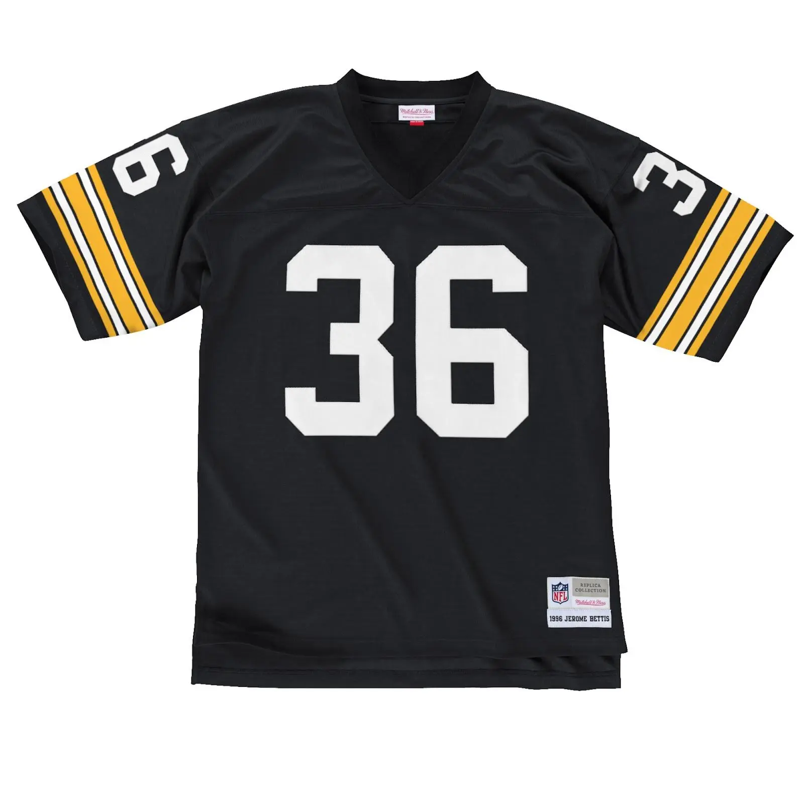 Jerome Bettis Pittsburgh Steelers 1996 Black Legacy Player Jersey NFL Throwback Mitchell & Ness