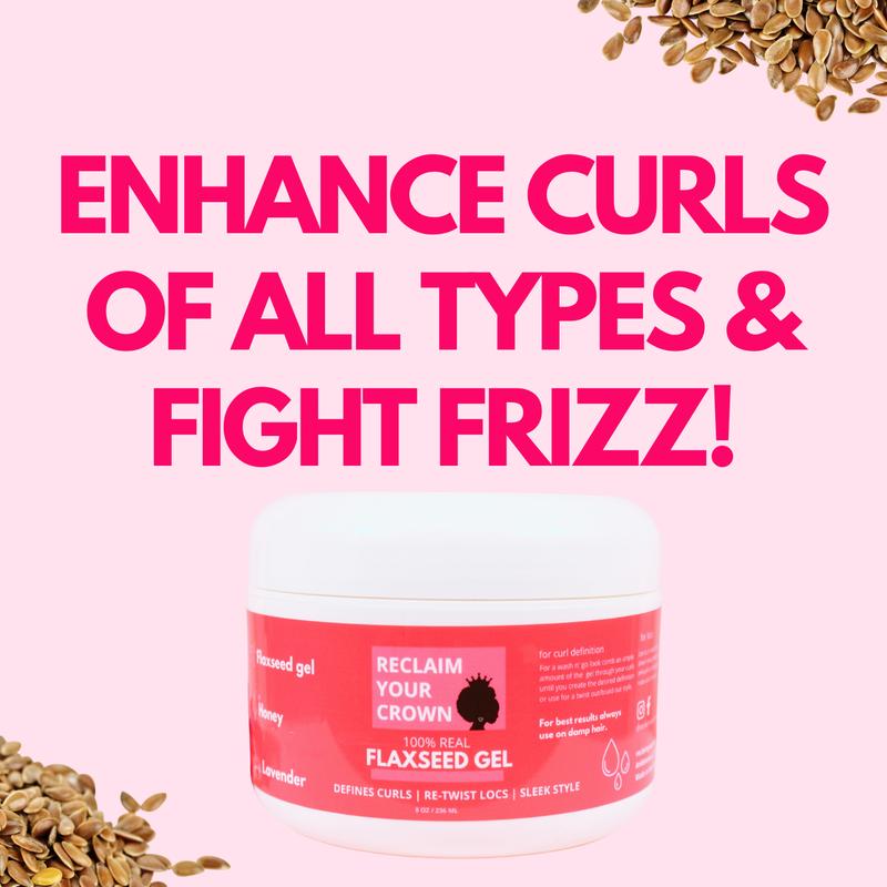 100% Real Flaxseed Gel | Wash N' Go | Curl Gel | Flake Free Haircare