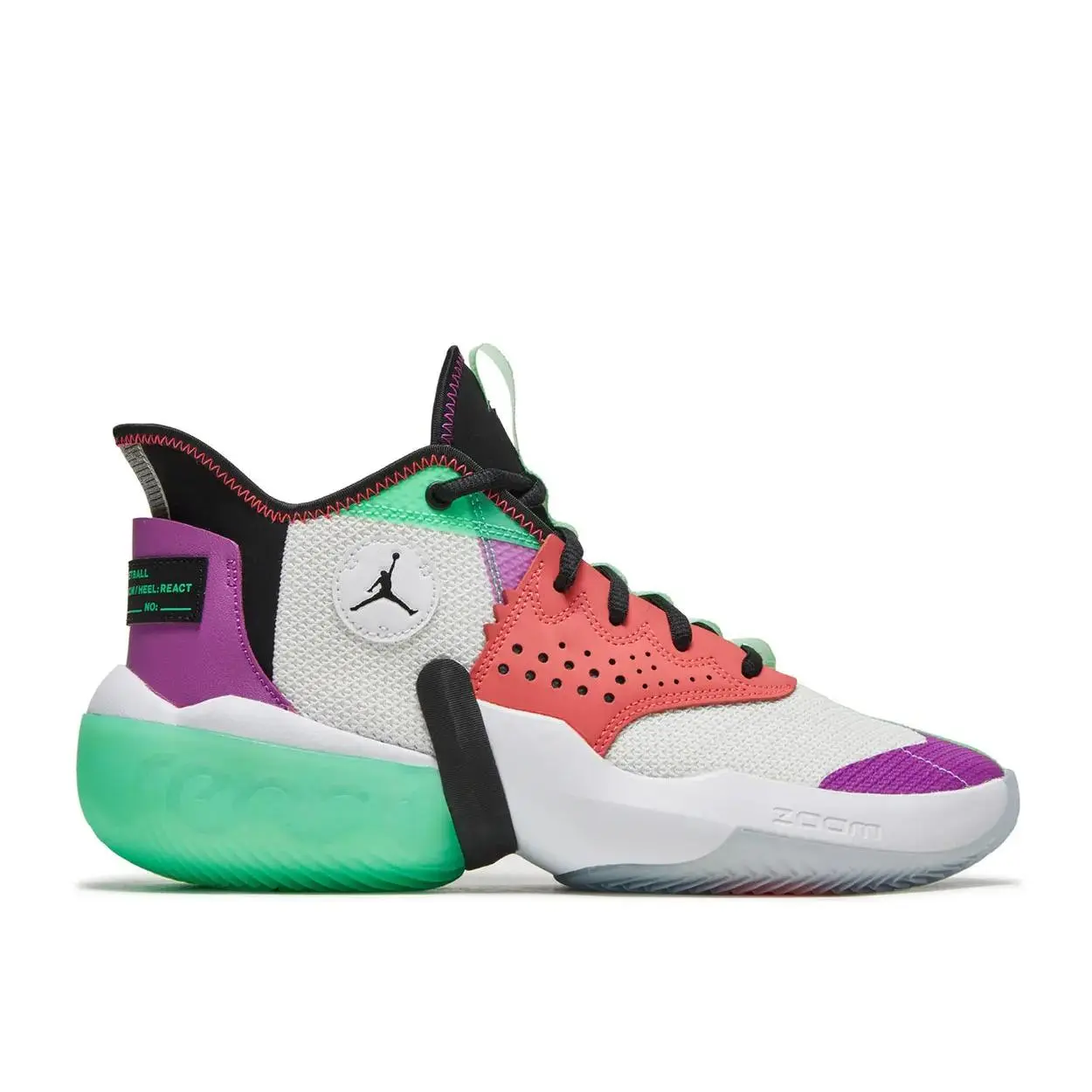 Jordan React Elevation White Multi-Color
