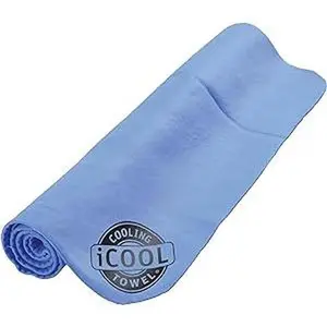 FROGG TOGGS iCOOL PVA Cooling Towel, 26" x 17", Sky Blue Lightweight