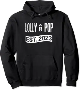 Lolly and Pop Established 2023 Lolli Pops Couples Pullover Hoodie - Winniekemo Shop 23B0BDMXXT82