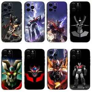 Anime M-Mazinger Z Robot Phone Cases For iPhone 17 Promax Pro Air 16 Plus 15 14 13 12 11 Soft Black Shockproof Protective Cover Gift For Birthday Christmas Halloween