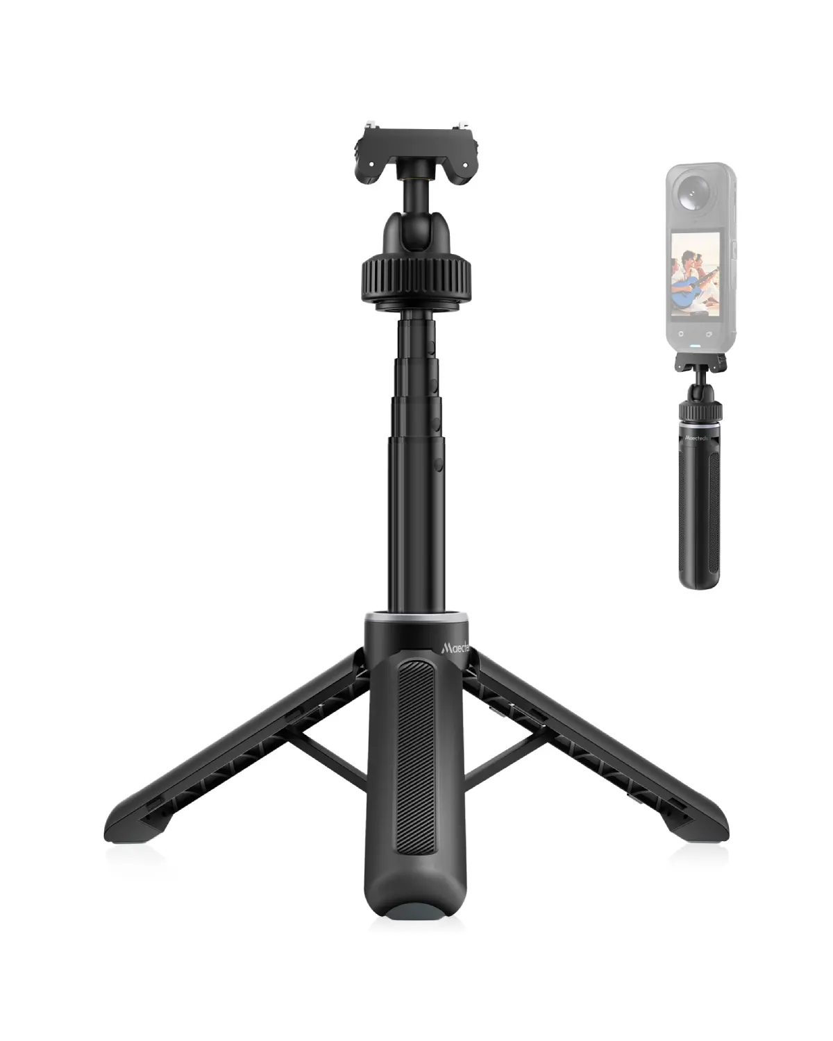 Maectech Selfie Stick Tripod Quick Release for Insta360 X5/X4 Air/Ace Pro/Ace Pro2