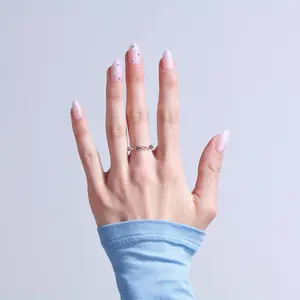 Kiss Glam 3D & Jewel Press On Glue Nails  - Breeze of Bliss