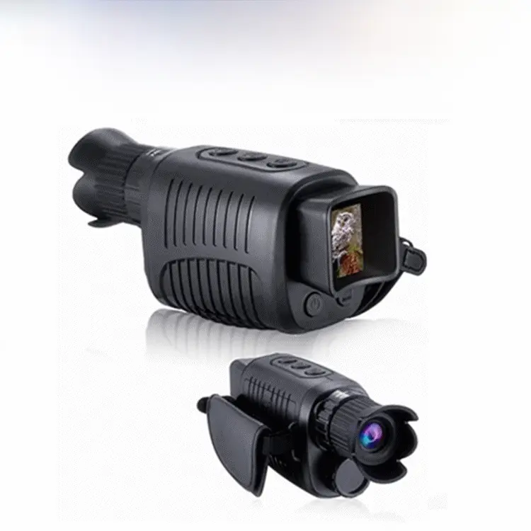 New High-Definition Full Black Infrared Digital Monocular Night Vision Device 10x Zoom with Photo and Video Recording, Suitable for Hunting, Bird Watching, Concerts, and Sports Events