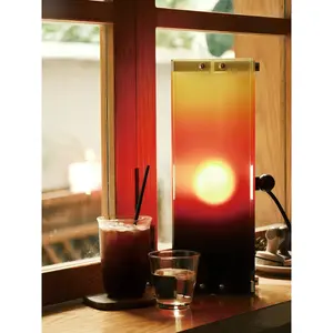 RG0 Eye Protection Sunset Desk Lamp| Flicker-Free Blue Light Blocking| Height Adjustable Gradient Warm Light| For Study Room Home Office