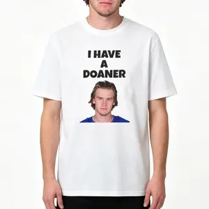Josh Doan Tee I Have A Doaner Funny Meme Style T-shirt 100% Cotton Premium Streetwear Aesthetic Casual Loose Fit Graphic Top for Men Women