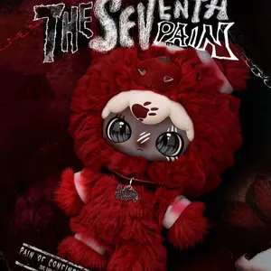 Lulumi the Seventh Pain Series Plush Blind Box, Blind Bag Collectible, Collectible Blind Pack, 6+1 Hidden Collectibles, Unique Plush Toys, Perfect Gift for Fans