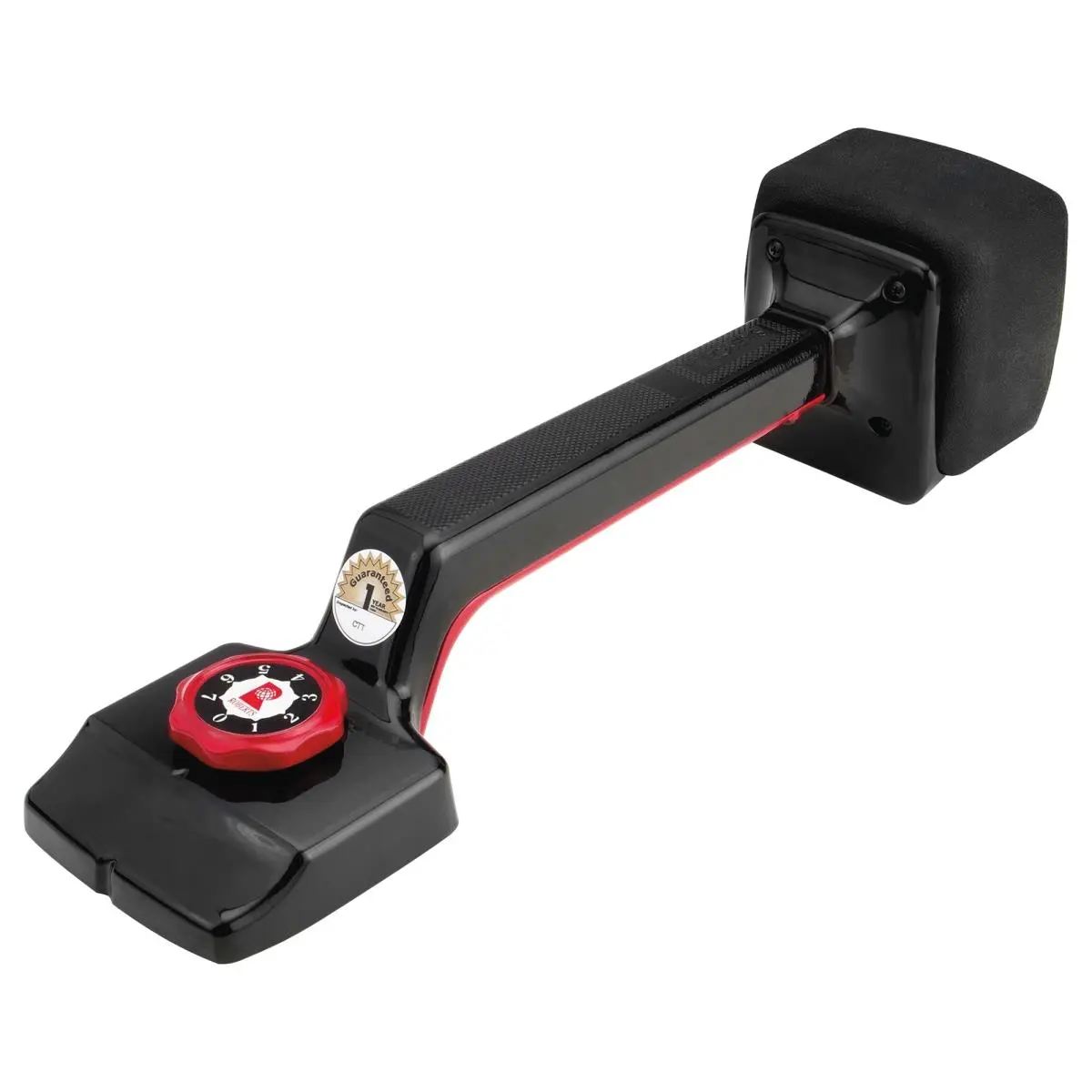 Kicker Roberts 10-422BK Deluxe High Profile Aluminum Carpet Knee Kicker with 17.5-21.5 in. Adjustable Power Stretcher, Durable, Lightweight, Extra Thick Foam Bumper Pad, Anti-Slip Black Hand Grip, for Small Spaces & Large Area Installation