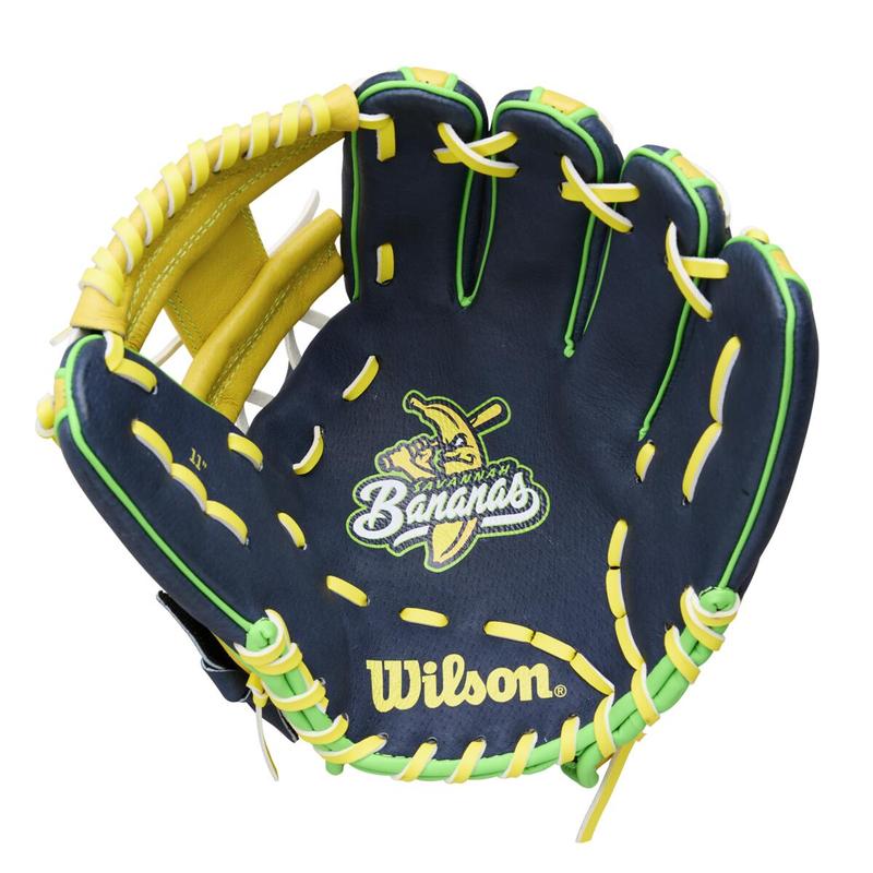 Wilson A450 11" Savannah Bananas Youth Baseball Glove WBW10419211