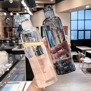 FUNYH 1pc Portable Sports Water Bottle, Leak-Proof, BPA-Free PPSU Plastic, for Outdoor Activities