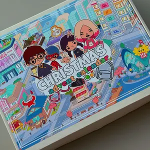 Activity busy book, Christmas Activity Advent calendar for kids, toddler, Christmas gift included 21 envelopes with surprises, 15 heroes , two letters, 2 busy books and coloring books, additional stickers