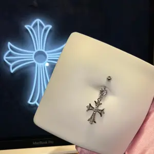 Cross Belly Ring
