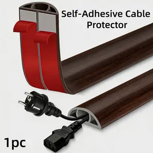 1meters Self-Adhesive Cable Protector - a Wire Management System for Walls And Floors, Easy to Install, Available in Multiple Colors, a Solution for Concealing Wires, Minimalist Wire Sleeves, Flexible Wire Covers