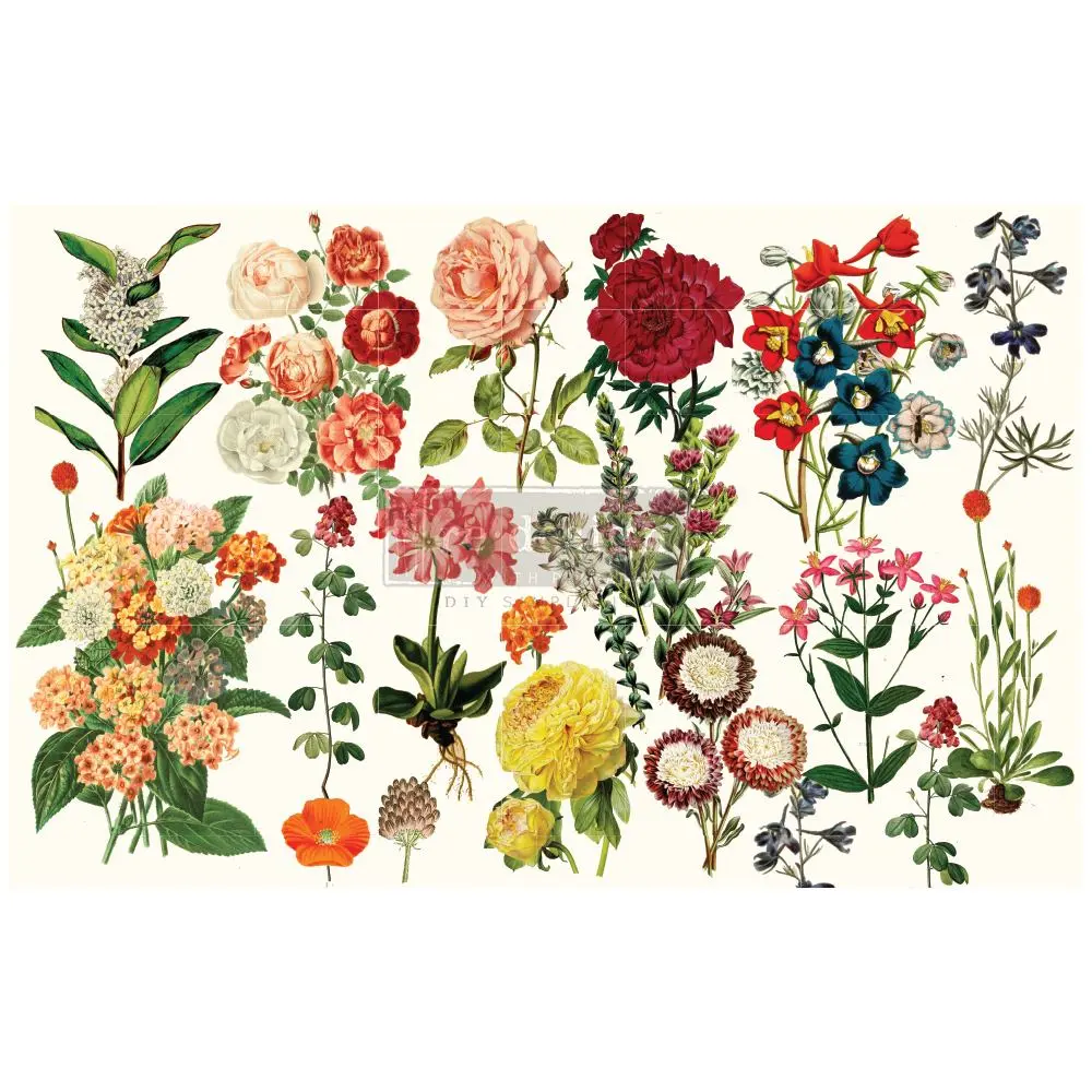Redesign Decoupage Décor Tissue Paper - Forest Garden - 1 sheet, 19"x30"