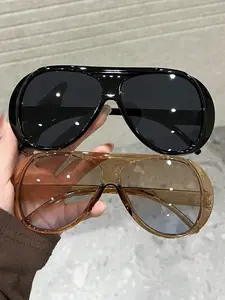 Men's Pilot Sunglasses, Large Frame, Fashionable and Comfortable, Ideal for Outdoor Activities, Parties, Travel, Driving, Fishing, Gift