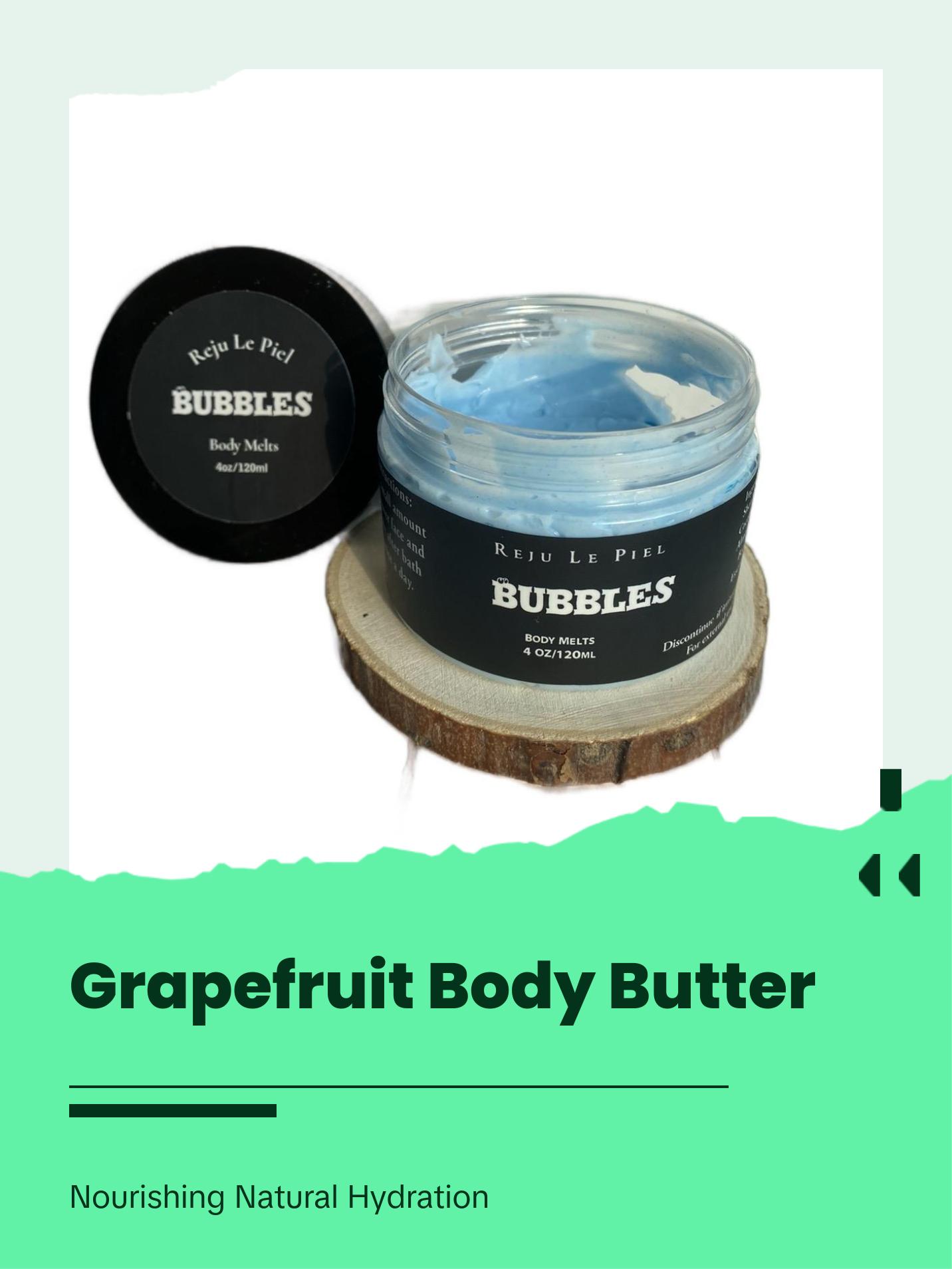 Bubbles Body Melts Body Butter - Comfortable Body Care Smooth Grapefruit Chamomile Moisturizer