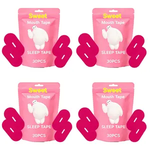 Sweet Pink Tape - 30/60/120 Strips Breathable Mouth Tape for Rest & Recovery Prevents Snoring Improves Nasal Oxygen Intake Soft Medical Grade Hypoallergenic Gentle Adhesion Latex Free