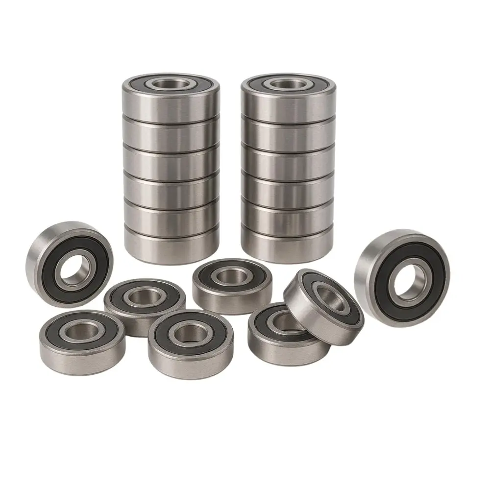 608-2rs Bearing, C3 High Speed 8mmx22mmx7mm Bearings, Double Sealed 608 Skate Small Bearings For Fidget Spinner,Skateboards,Scooter,3D Printer, etc (20pack)