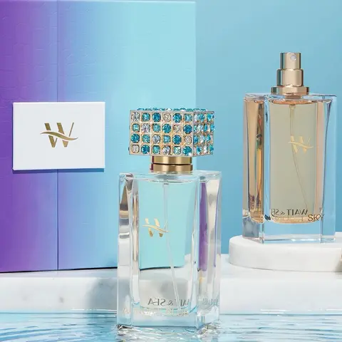 Aurora Blue and Violet Sky Perfume Collection