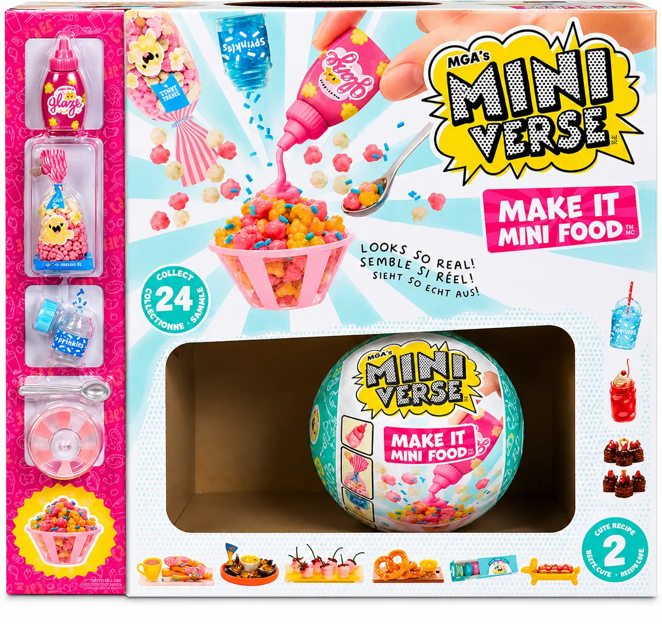 MGA's Miniverse Make It Mini Food Cafe Series 2 (Display + 1 Ball)