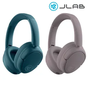 2 Pack: JLab JBuds Lux Active Noise Cancelling Headphones, Wireless Bluetooth, Over-Ear, Be Aware Safety Mode. Foldable, iPhone / Android