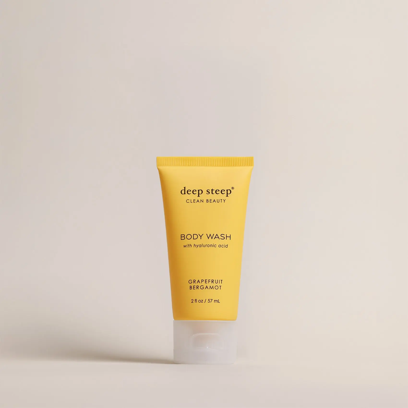 Coconut Shea Moisturizing Body Wash Cleanser, Grapefruit Bergamot Scent, Travel-Size Body Care Product, Moisturize