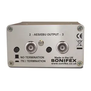 Sonifex CM-AESB3 Single 3 Way Passive AES3ID Splitter (BNC Connectors) *USA Small Business*