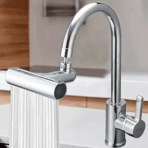 360° Rotatable Kitchen Faucet, Durable and Sturdy Modern Kitchen Faucet, Kitchen Sink Extension Faucet, Vegetable & Fruit Washing Faucet