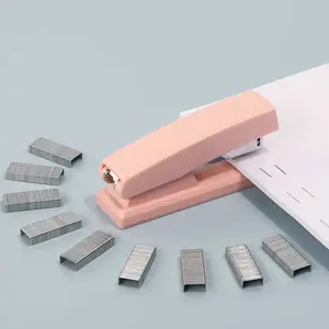 Macaron Color Series Stapler | A Gentle and Soothing Small Tool for the Work Desk