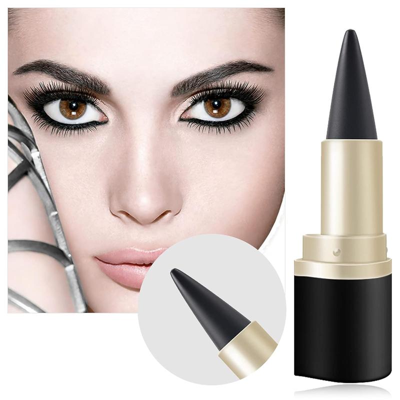2 Pcs Black Gel Cream Eyeliner Set, Light Dark Green Gel Eyeliner Pencils Eye Black Face Paint Stick Lipstick Halloween Makeup Set 2 Pcs Black Gel Cream Eyeliner Set, Light Dark Green Gel Eyeliner Pencils Eye Black Face Paint Stick Lipstick Halloween Makeup Set