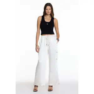 Camila Satin Cargo Pants