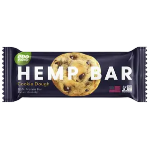 Evo Hemp Cookie Dough Hemp Protein Nutrition Bar