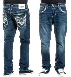American Fighter Men's Jeans Legend Storm Inseam 34"
