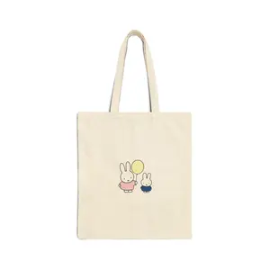 Friends Miffy Bunny Tote Bag, Eco-Friendly, Miffy Bag, Birthday Tote