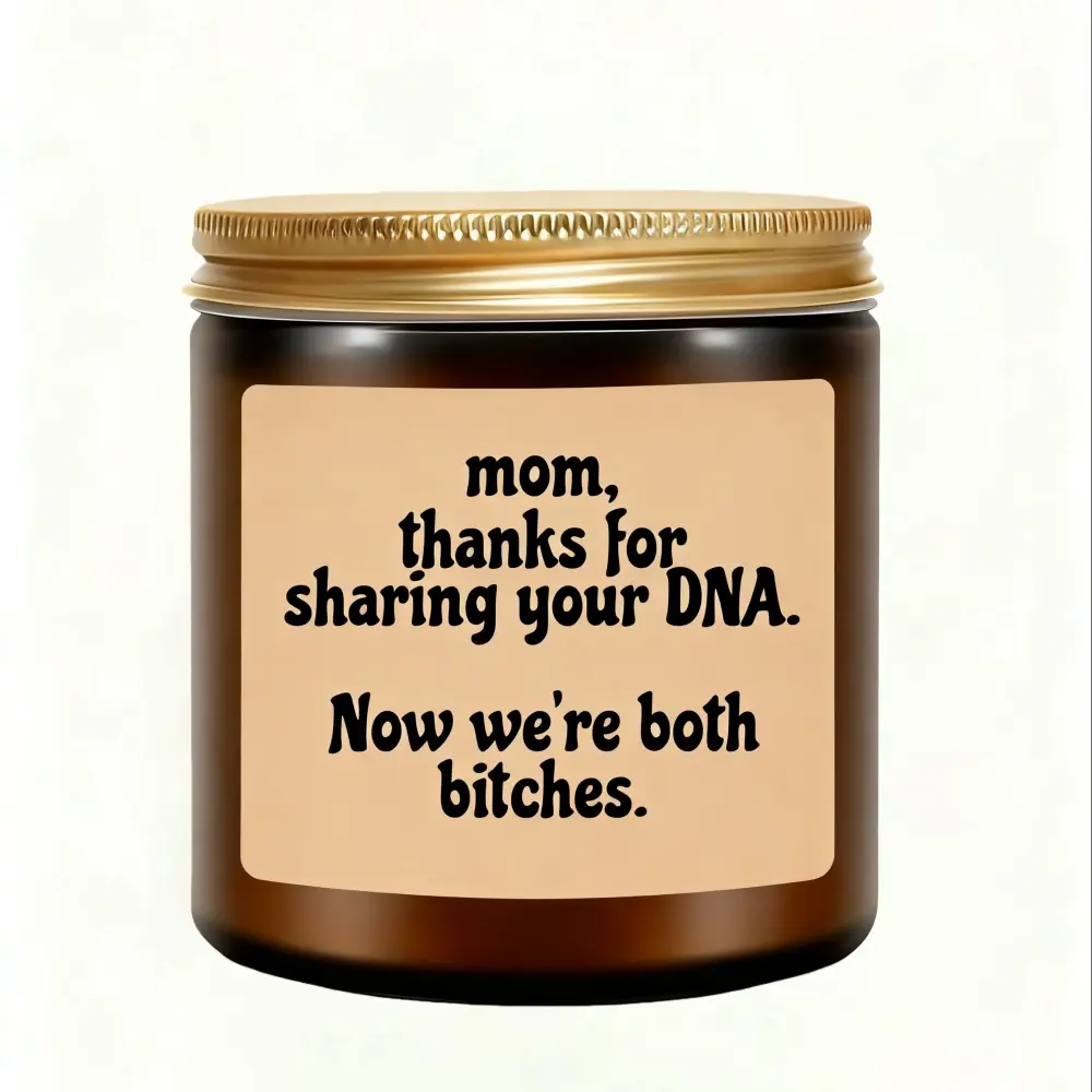 Scented Soy Wax Candle, Relaxing And Stress-Relieving Smokeless Candle, Ideal For Women And Friends As A Fun, Unique, Personalized And Novel Christmas Or Birthday Gift