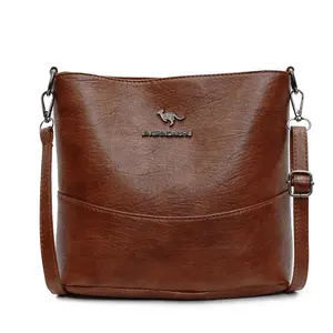 Women' Minimalist Bucket Bag 2026 New - Open-Top Cylindrical Shoulder/Crossbody Bag, Face Fabric (///) | Urban Style for Everyday & Special Occasions | -Care Low-Maintenance Handbag