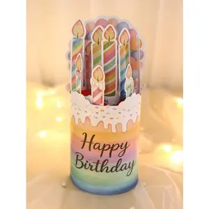 1Set/25Pcs Birthday Cake Candle Design Chocolate Wrapping Paper – Happy Birthday Gift Wrap for Candy & Chocolate Packaging, Birthday Party Decor & Gift Packaging Supplies