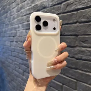 Phone Case - T66 Innovative Jelly Liquid Case Ideally Suitable for Iphone 17 Pro Max & 17 Pro, Fully Compatible with for Iphone 14 Plus, 13, 11 | Full Body Protective Cover Featuring Magnetic Charging