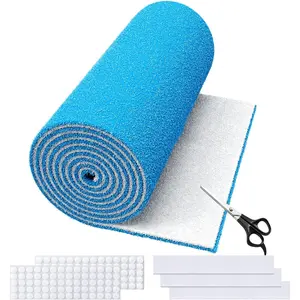 Air Vent Filters 20''x90'' Cut to Fit Air Filter Material 80+Filters MERV 8 Electrostatic Air Vent Filter for Home Floor Grilles Ceiling HVAC Furnace Vents With 48PCs Adhesive Hook Tape