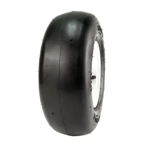 212 MAIN Mower Tire, Martin Wheel 274411, 11x400-5 Size, 4-Ply K404LG Smooth Tread Automotive Tire, Kenda Rubber