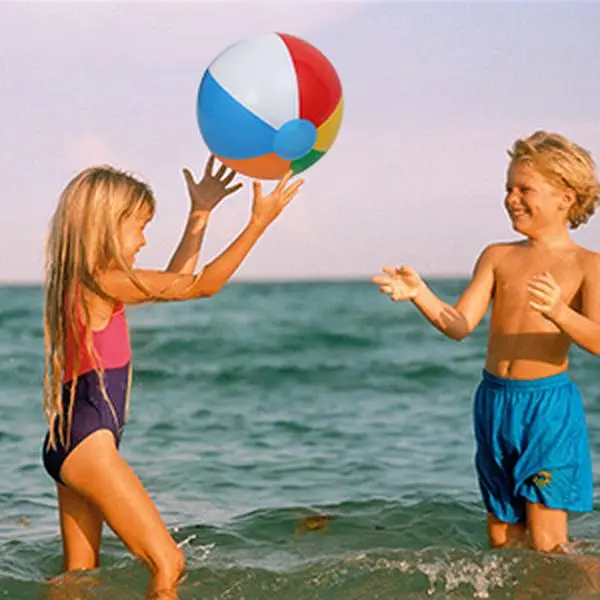 Classic Rainbow Six-Color Beach Ball
