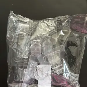 8PCS Upgraded No Drill Curtain Rod Brackets No Drilling Curtain Rod Holders Self Adhesive Curtain Rod Hooks Nail Free Adjustable Curtain Hangers Suitable for Poles of 0.78~1.57 Inch(Transparent)