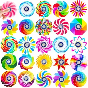 40 Pack Fidget Spinners, Fidget Toy Bulk for Kids Adults, Easter Basket Stuffers Mini Colorful Fidgets ADHD Stress Relief, Party Favors Christmas Birthday Gifts Treasure Box Classroom Prizes