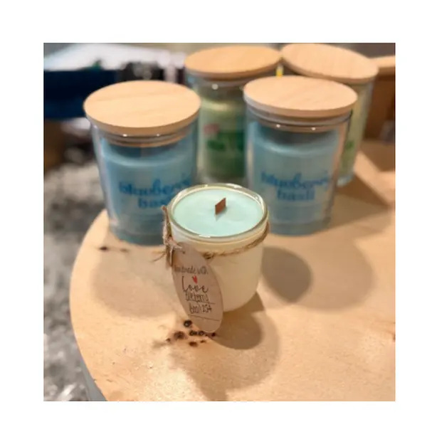 Mini Blueberry Basil Candles 2.5oz