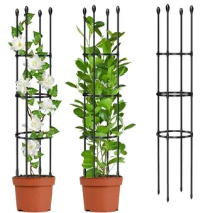 Garden Fruit Vegetable Climbing Frame, Garden Obelisk Trellis, Indoor Outdoor Vine Plant Support Stand, Durable and Easy to Install, Perfect for Home and Garden Use, Climbing Planting Stand
