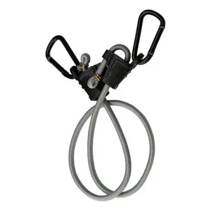 National Hardware  9-60 in. Adjustable Bungee Cord, Gray - Pack of 2